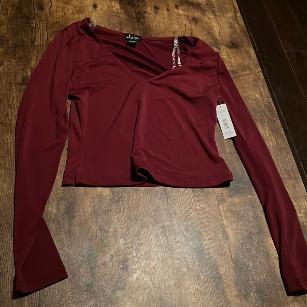 NWT Long Sleeve V Neck Top